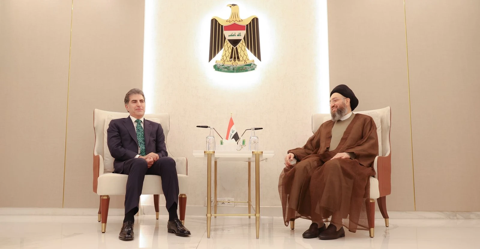 نيجيرفان بارزاني وعمار الحكيم يؤكدان على "الشراكة الحقيقية" في تشكيلة الحكومة الجديدة