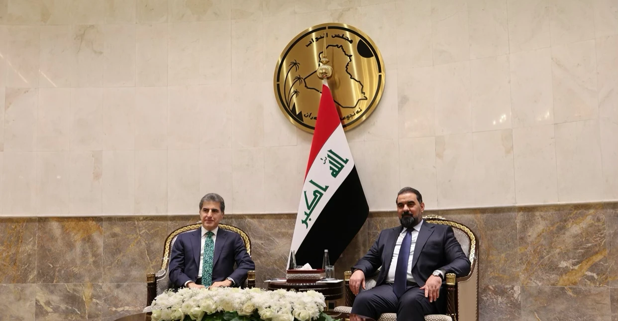 President Barzani, Iraqi Parliament Speaker push for political consensus in Baghdad