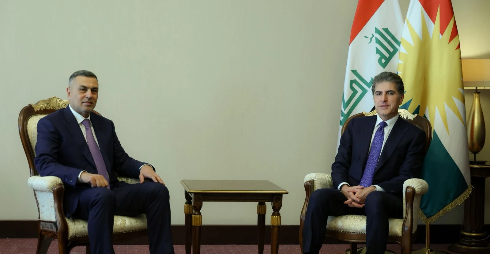 Neçirvan Barzani ve Esad el-İdani'den Basra ile Kürdistan Bö