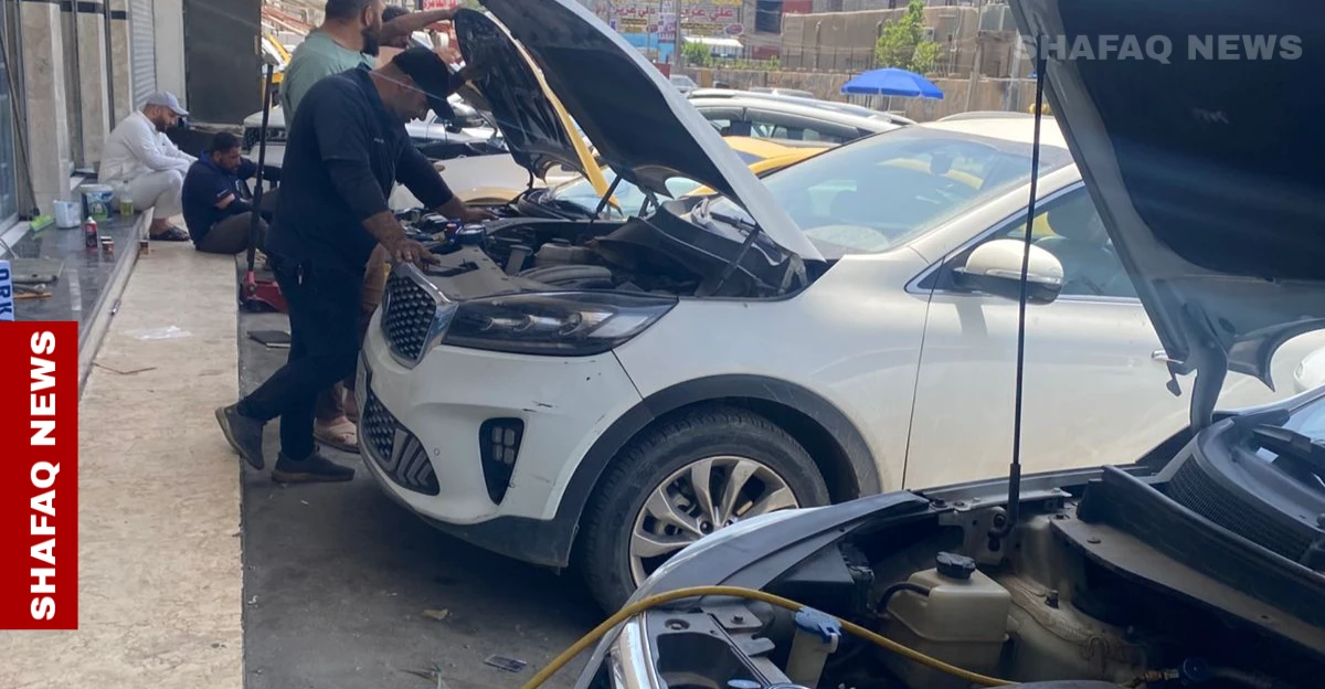 Irak'ta aşırı sıcaklar araç klimalarını vurdu: Bakım atölyelerinde yoğunluk