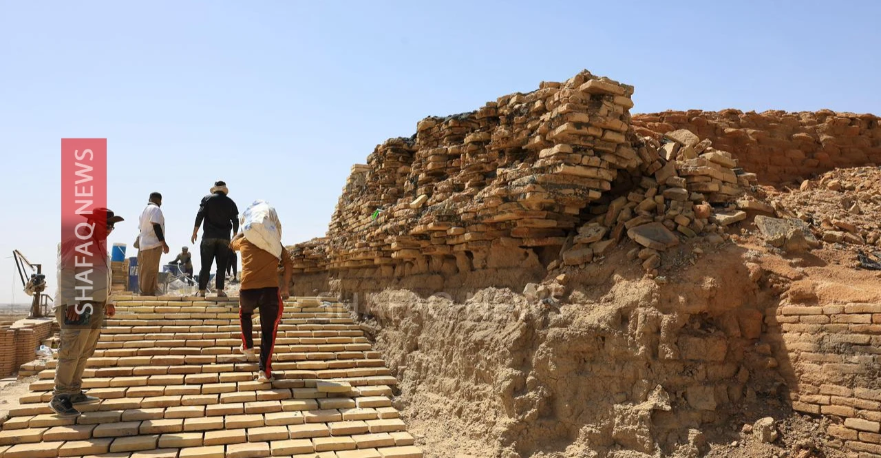 الآثار العراقية تباشر بترميم زقورة أور ومشاركة إيطالية لإنقاذ طاق كسرى (صور)