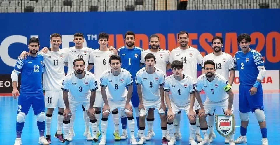 Irak salon futbolu millî takımı tarihinde ilk kez dünya sıra