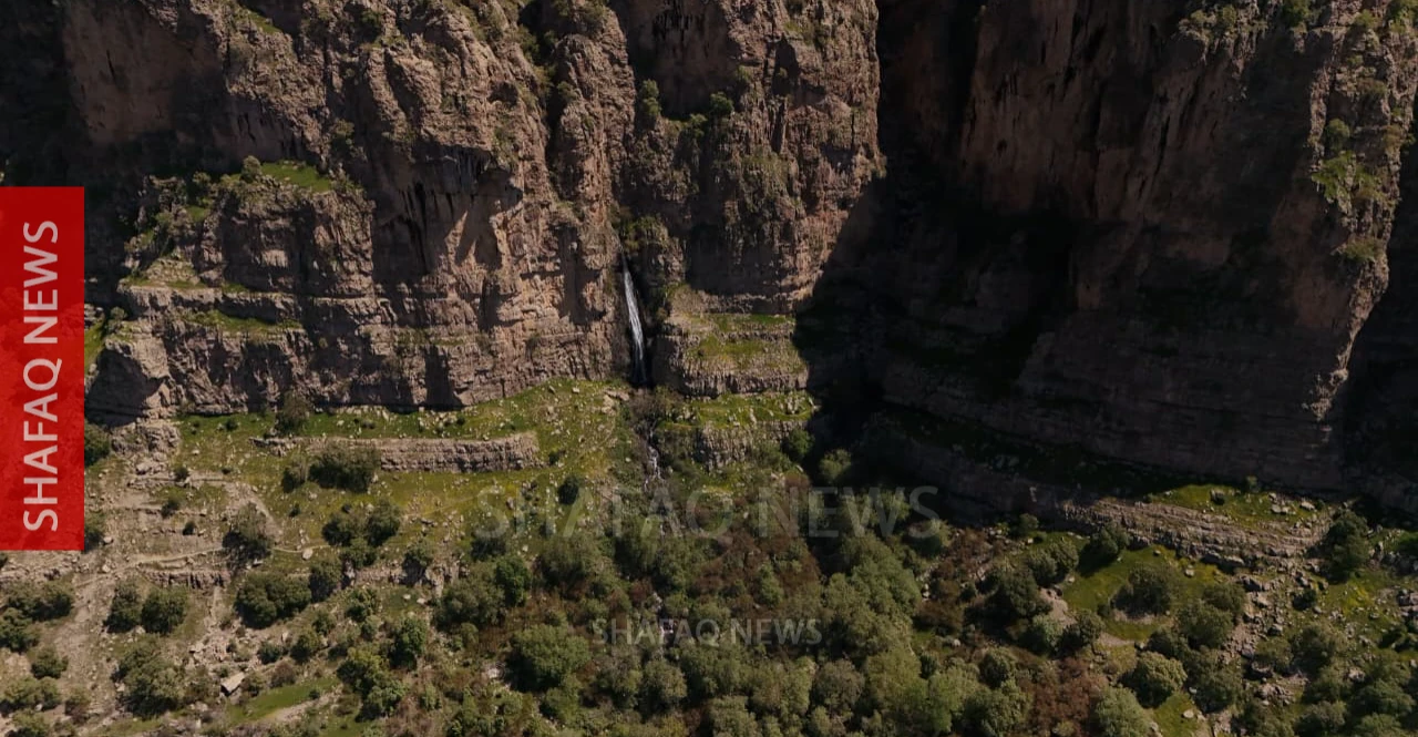 Rare images reveal secluded Zewa waterfall near Erbil