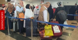 انطلاق أولى رحلات حجاج السليمانية عبر مطار "مام جلال" الدولي (صور)