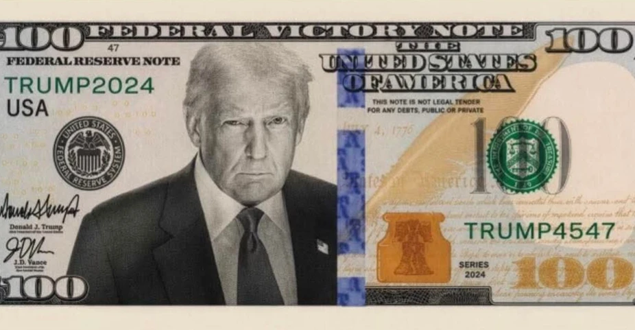 Trump, 100 dolarlık banknot üzerindeki Franklin portresini kendi portresiyle değ