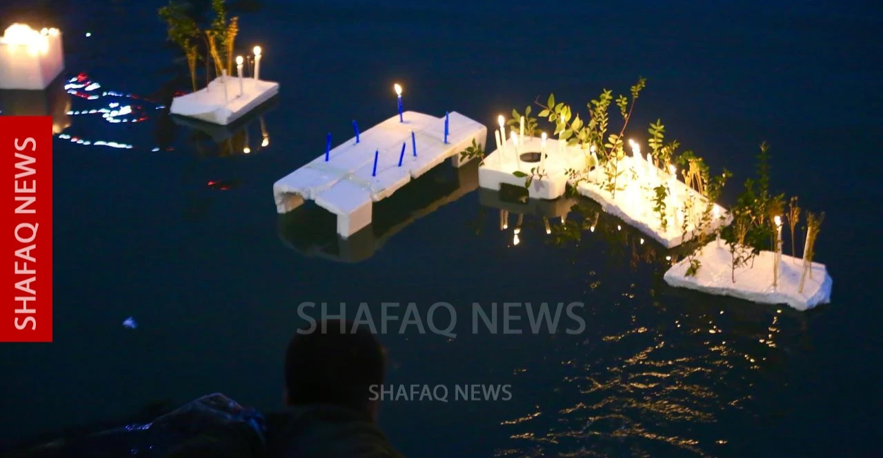 On the Tigris at night: Floating candles carry Iraqis’ silent hopes