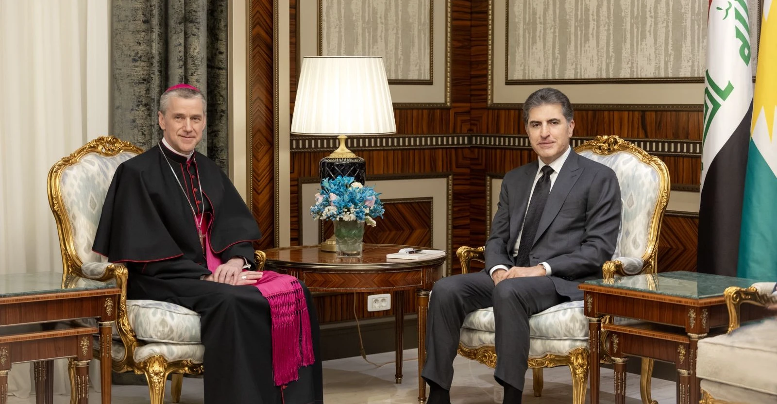 Barzani Vatikan Büyükelçisiyle Görüştü