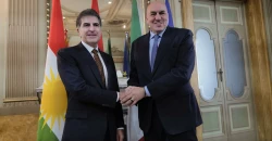 نيجيرفان بارزاني ووزير الدفاع الإيطالي يبحثان التطورات الإقليمية وتعزيز التعاون لمكافحة الإرهاب