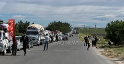 First convoy of displaced Syrian Kurds leaves Kobani for Afrin