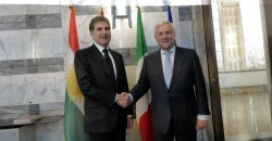 Kurdish President, Italian FM stress regional stability