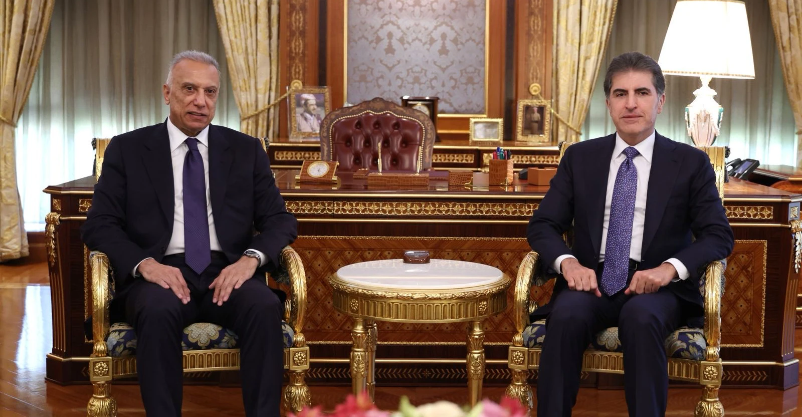 نيجيرفان بارزاني يبحث مع الكاظمي استمرار الحوار السياسي وتطورات المنطقة