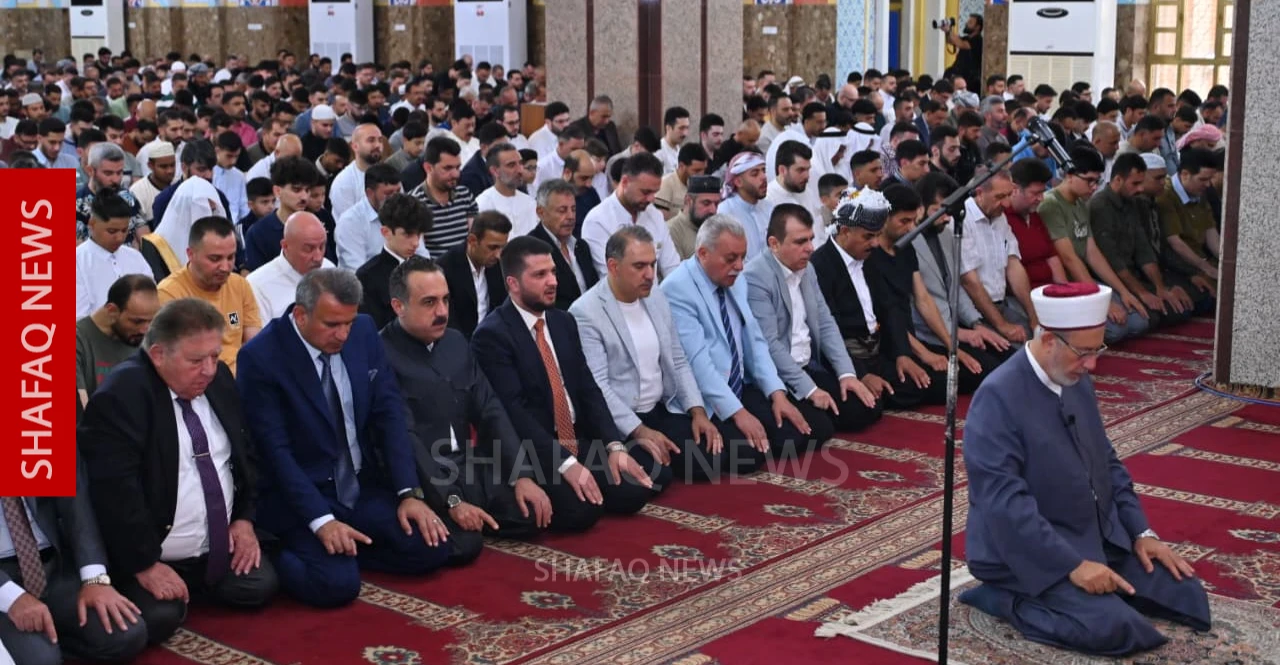 Thousands Mark Eid al-Adha Prayers in Erbil and Sulaymaniyah
