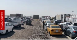 مئات المركبات عالقة.. جسر داقوق يشل حركة طريق كركوك - بغداد (فيديو)