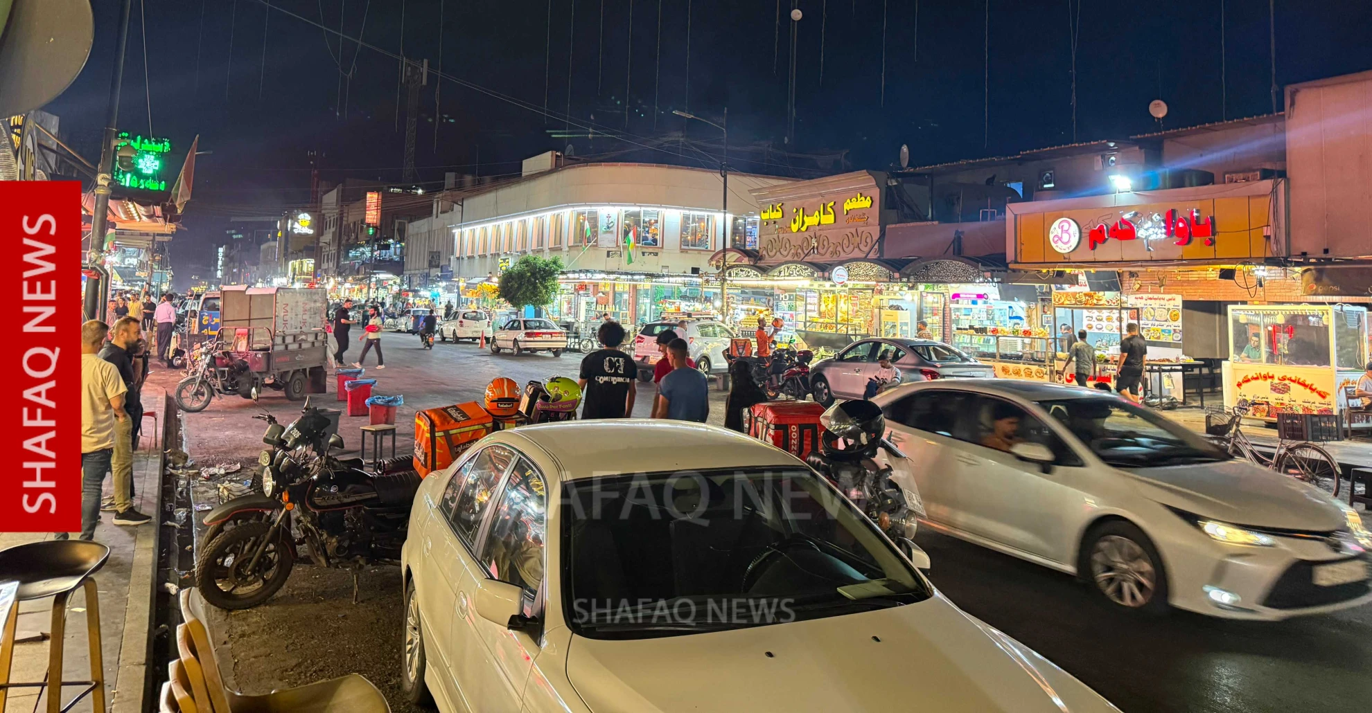 "شارع الإسكان".. متنفس أهالي أربيل الأول للهروب من لهيب الصيف (صور)