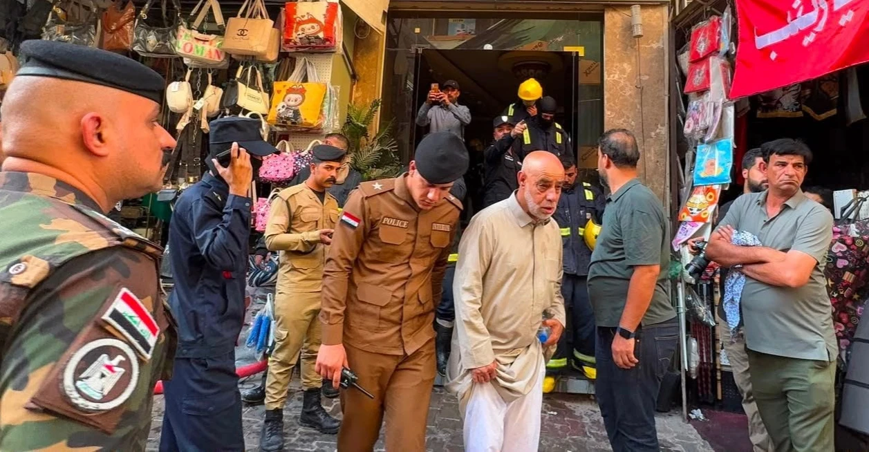 كربلاء.. انقاذ 70 نزيلاً من حريق في فندق