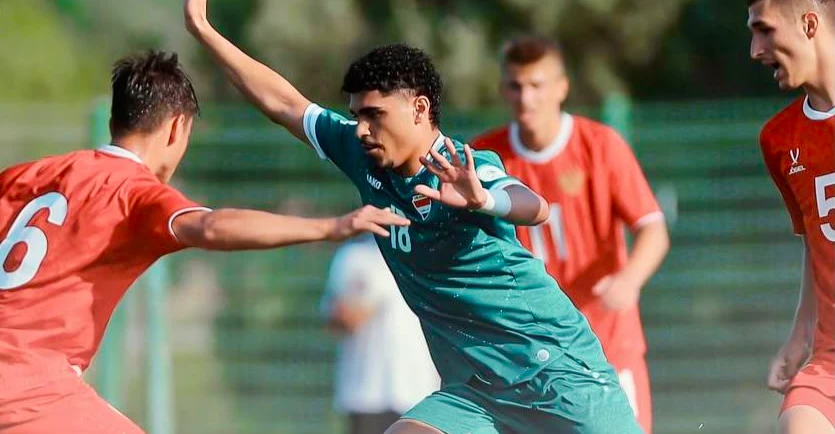الأولمبي العراقي يخسر ودياً أمام روسيا في أنطاليا