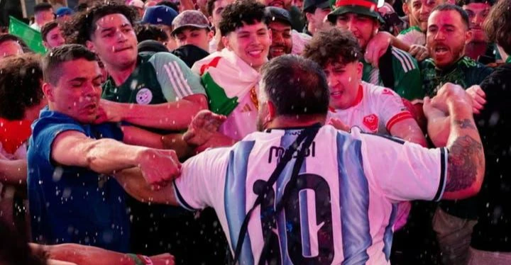 Argentina-Algeria fans brawl in New York’s Times Square