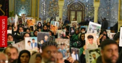 النجف.. العتبة العلوية تحتفي بعائلات ضحايا مدرسة ميناب الإيرانية (صور)