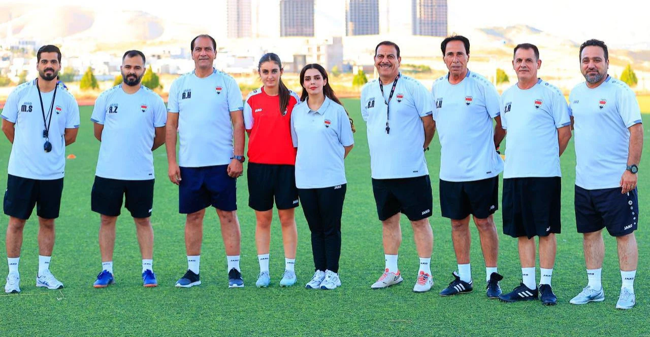 محترفة من السويد تلتحق بمعسكر ناشئات العراق في السليمانية