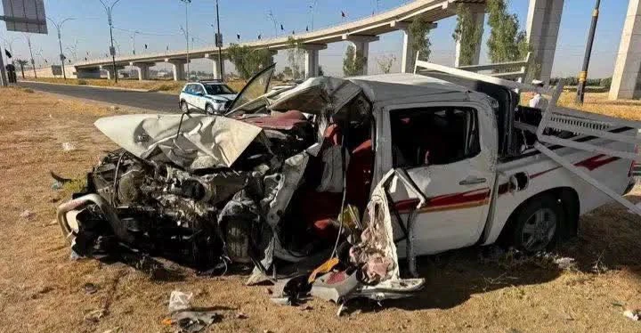 مصرع شاب إثر سقوط سيارته من أعلى مجسر في كركوك