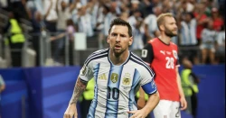 Historic Messi double powers Argentina past Austria