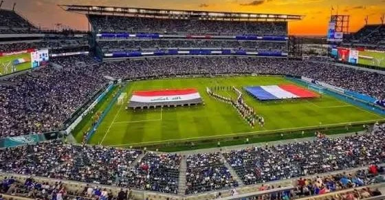إعلامي مع المنتخب العراقي لشفق نيوز: الجماهير في ملعب المباراة رغم المطر (صور وفيديو)