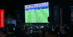 شاشات عملاقة تجمع العراقيين خلف المنتخب في مواجهة فرنسا (صور)