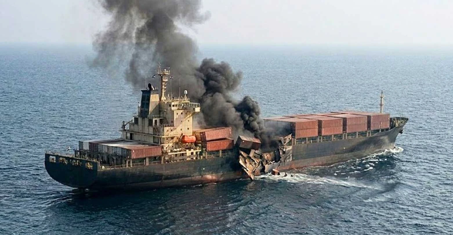 Ship attack halts Hormuz evacuation plan