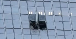 طائرة ترتطم بناطحة سحاب في الصين وتخلّف 14 قتيلاً وجريحاً