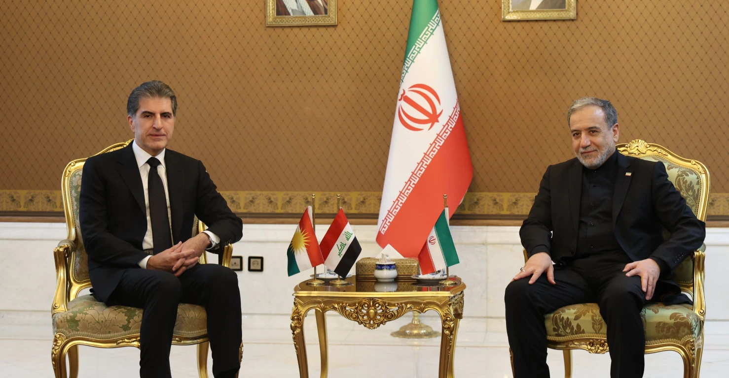 نيجيرفان بارزاني وعراقجي يؤكدان استمرار الحوار لحماية أمن واستقرار المنطقة