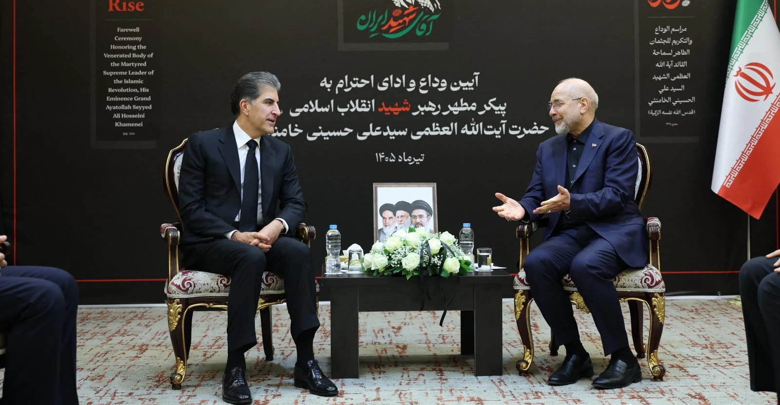 نيجيرفان بارزاني وقاليباف يؤكدان دعم العلاقات "العراقية الإيرانية" واستقرار المنطقة
