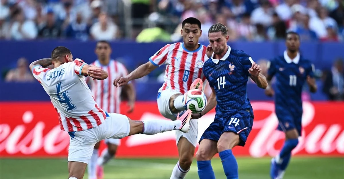 Fransa, Paraguay'ı eleyerek Dünya Kupası çeyrek finalinde Fas'ın.