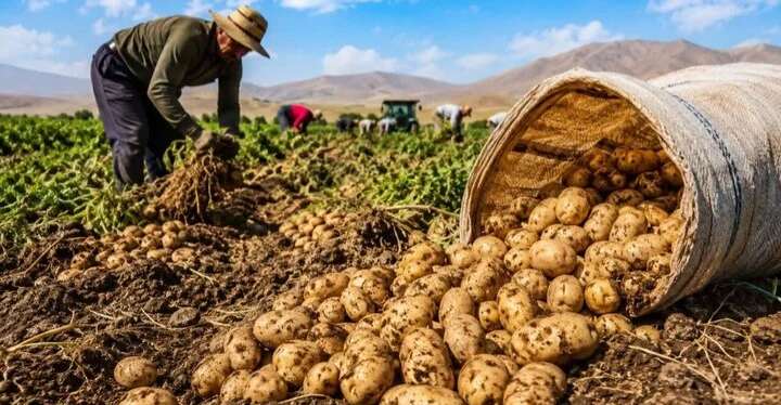 كرمانشاه.. فرص واعدة لزراعة البطاطا تواجه عقبات التسويق وغياب الصناعات التحويلية