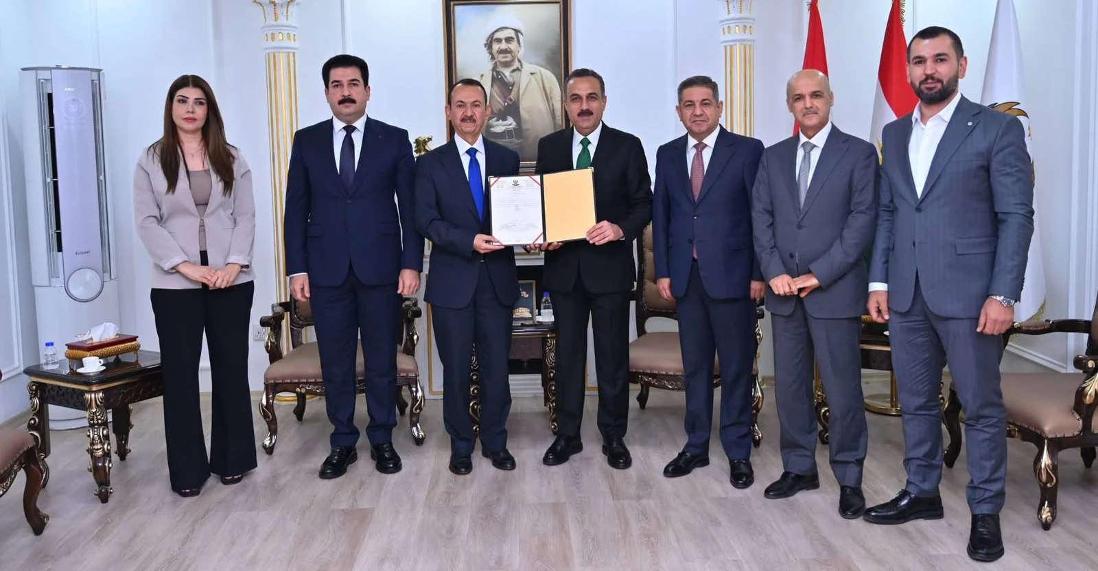 Erbil'de İl Eğitim Müdürlüğünde yeni atamalar yapıldı.