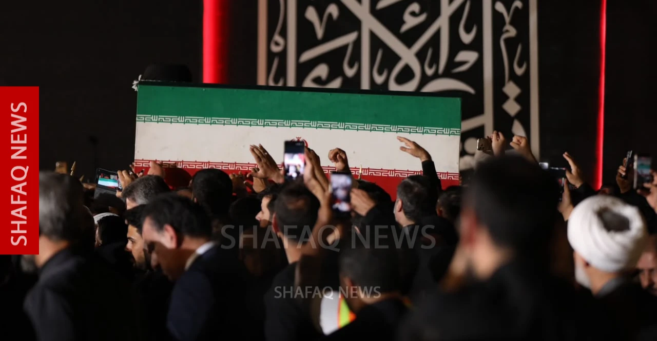انطلاق مراسم الاستقبال الرسمي لجثمان خامنئي في النجف