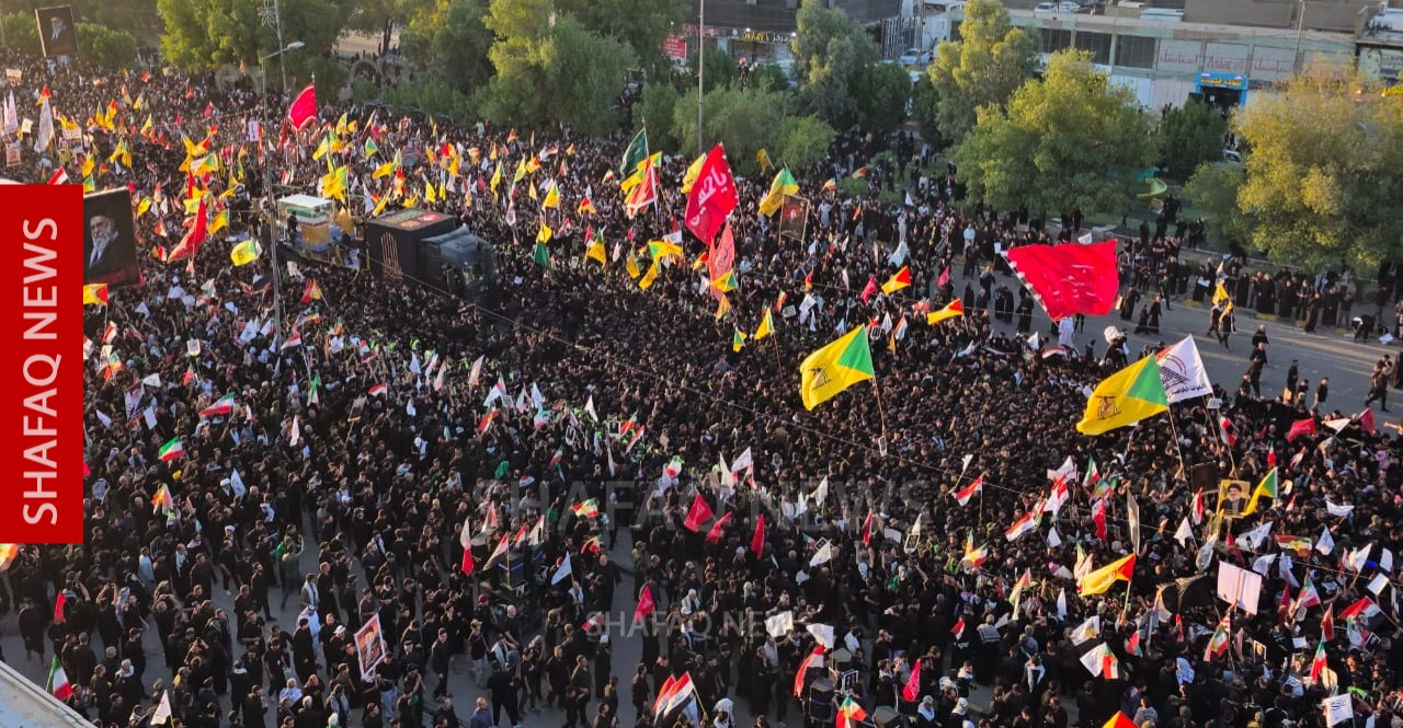 النجف تشهد بدء مراسم تشييع جثمان المرشد الإيراني الراحل علي خامنئي