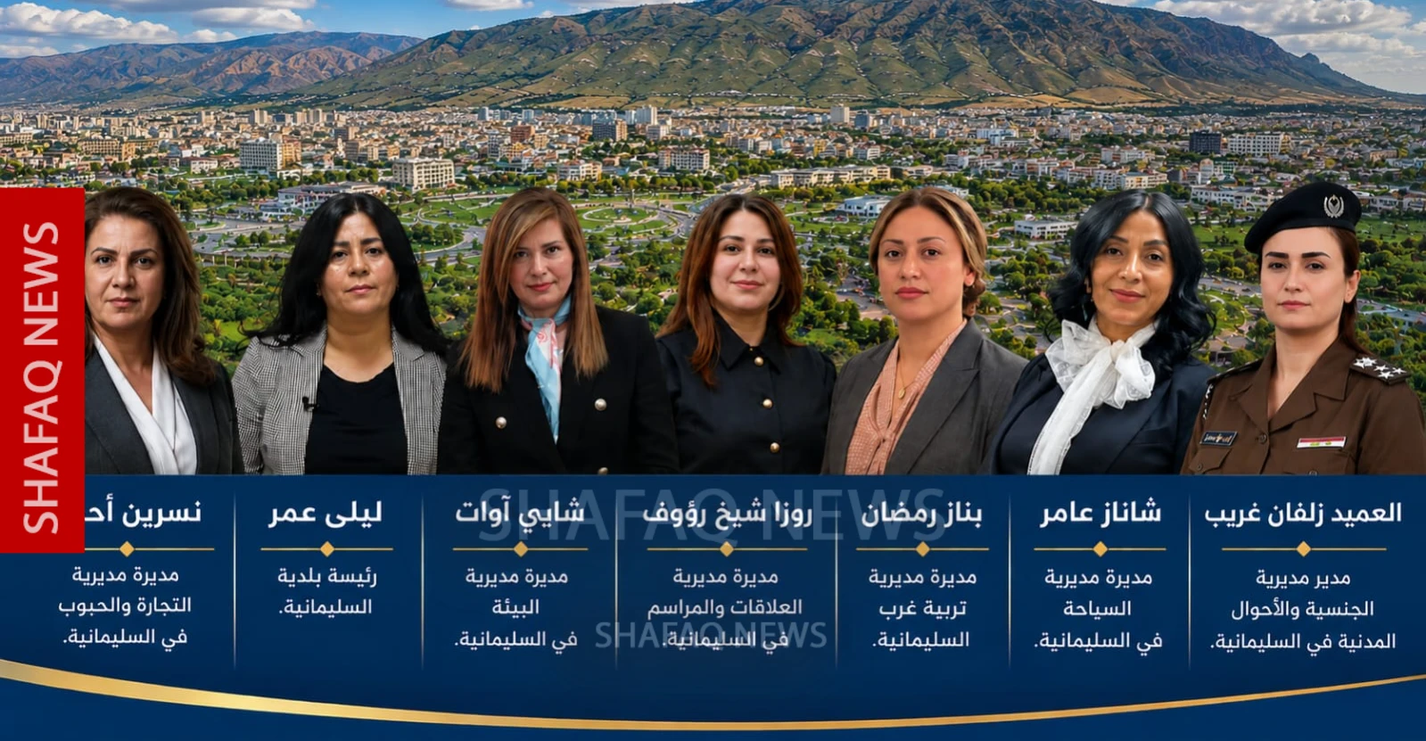 Süleymaniye'de kadınlar kilit kamu görevlerinde.