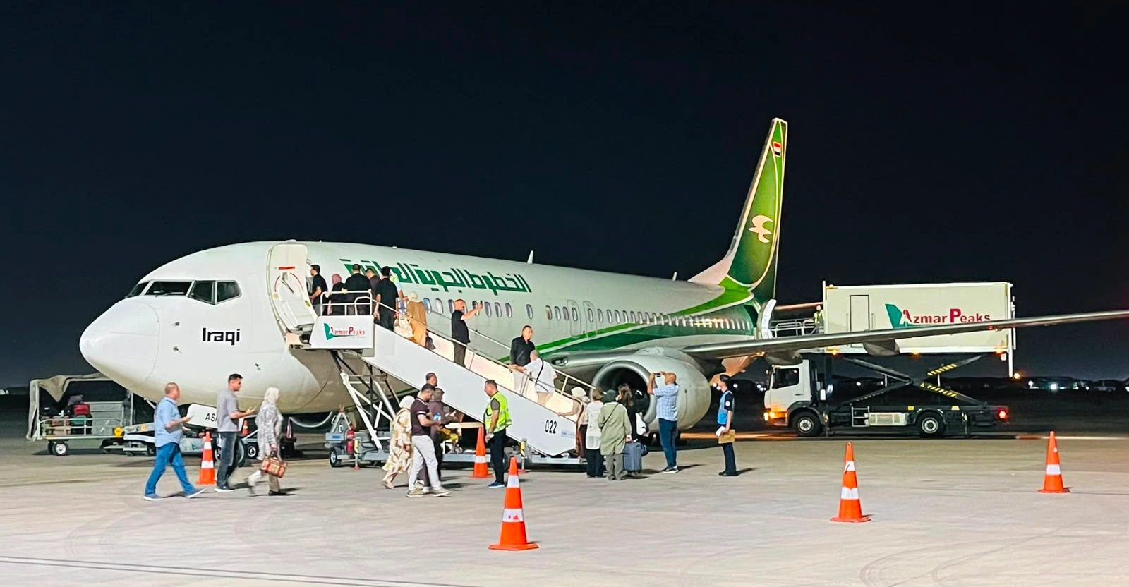 Kerkük Havalimanı Bakü'ye ilk direkt seferini düzenledi.