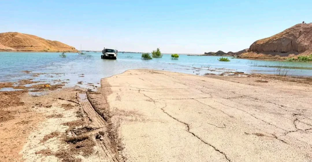 Rising Hamrin Dam waters keep Zerka Bridge closed in Saladin