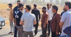 سائقو الشاحنات يقطعون طريق "كركوك – أربيل"