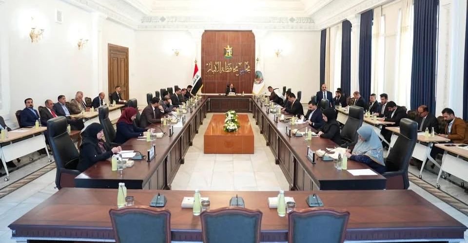 Anbar İl Meclisi'nde üst düzey atama önerisi tartışılıyor.