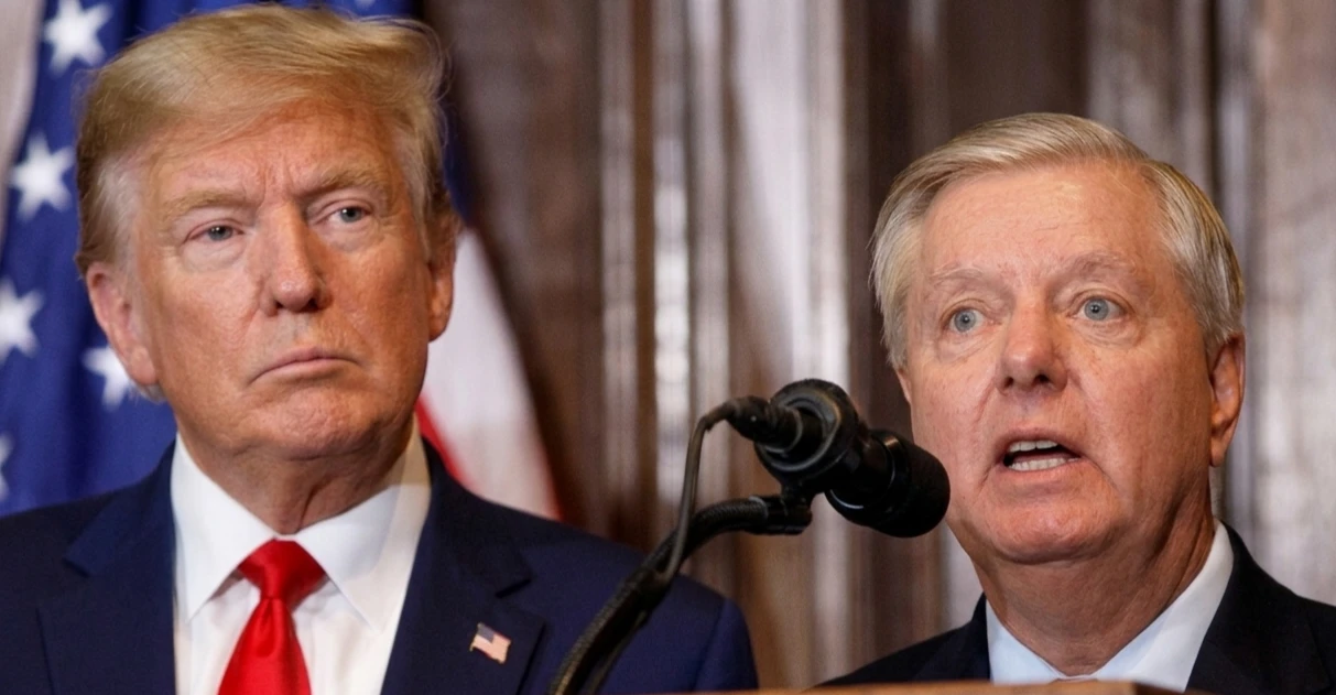 Trump urges Republicans to add Iran to Russia sanctions bill