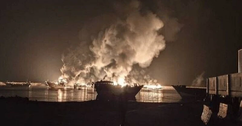 قصف أميركي جديد يستهدف جزيرة قشم جنوبي إيران