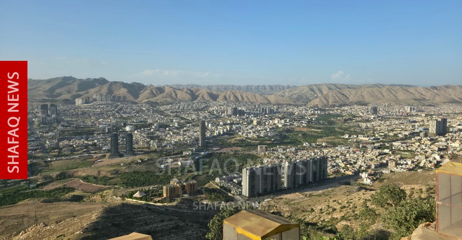 Five explosions heard over Erbil