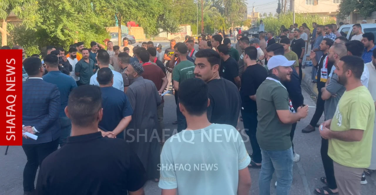 Diyala'nin Bahraz ilçesinde mezarlık talebiyle gösteri düzenlendi