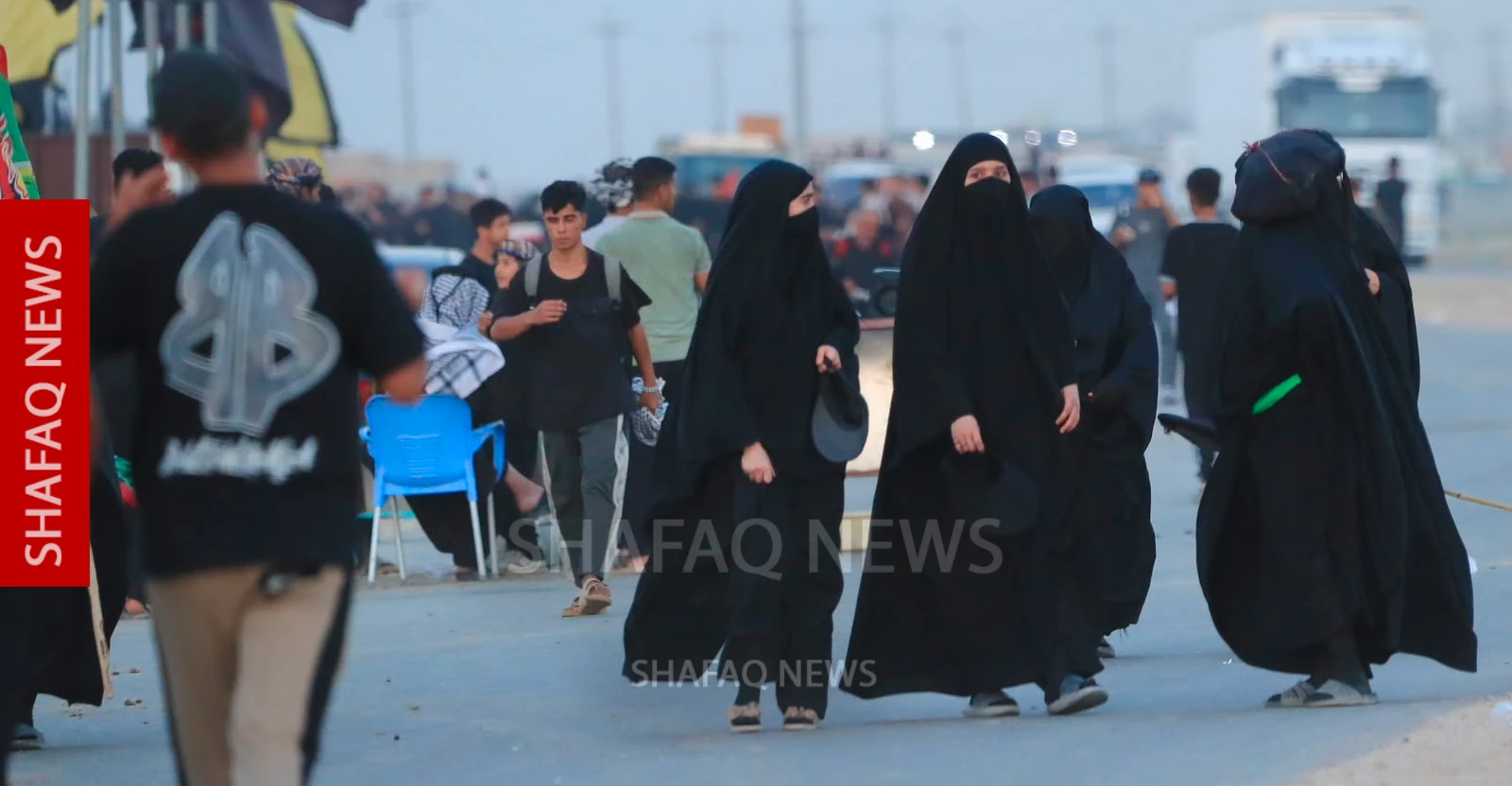 "مخمور" يدهس 10 زائرين جنوب بابل.. وامرأة بحالة حرجة