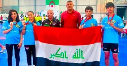 العراق يحصد 10 ميداليات في البطولة العربية للأندية لكرة السرعة