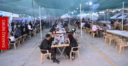 أربيل تستقبل زوار الأربعينية الإيرانيين بموائد الطعام وأماكن الاستراحة (صور)