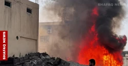 حريق هائل يلتهم مستودعاً تجارياً في دهوك وخسائر تُقدّر بمليوني دولار (صور)