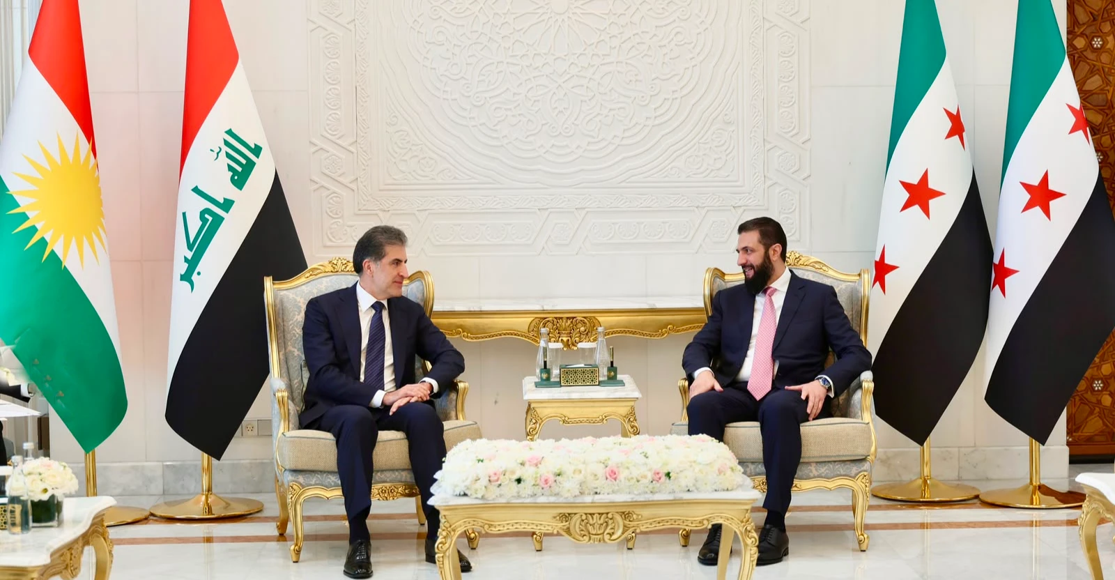 نيجيرفان بارزاني يدعو أحمد الشرع لزيارة بغداد وإقليم كوردستان
